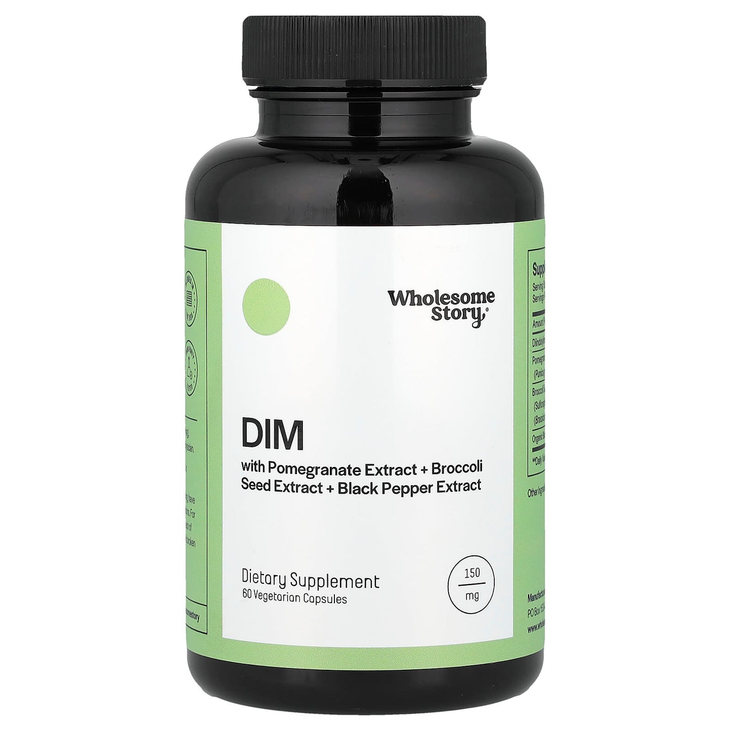 Wholesome Story, DIM, 60 Vegetarian Capsules - Image 1
