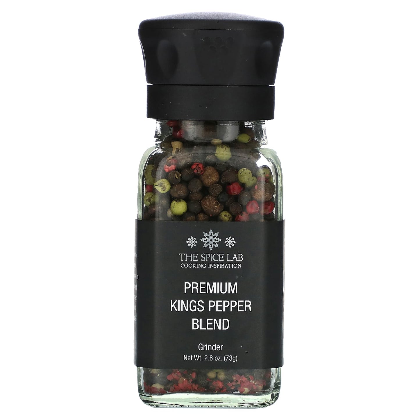 The Spice Lab, Premium Kings Pepper Blend, Grinder, 2.6 oz (73 g) - Image 1