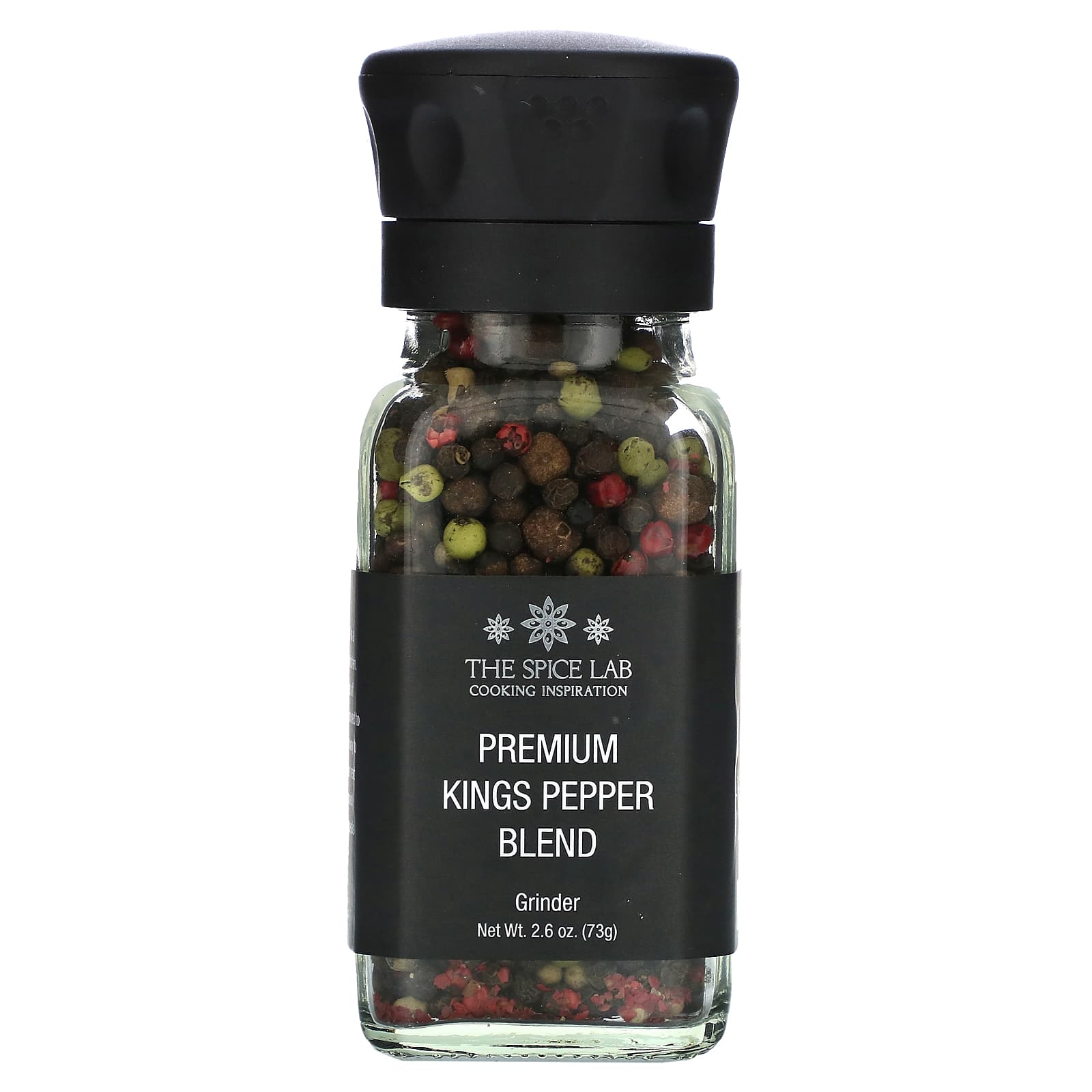 The Spice Lab, Premium Kings Pepper Blend, Grinder, 2.6 oz (73 g) - Image 1