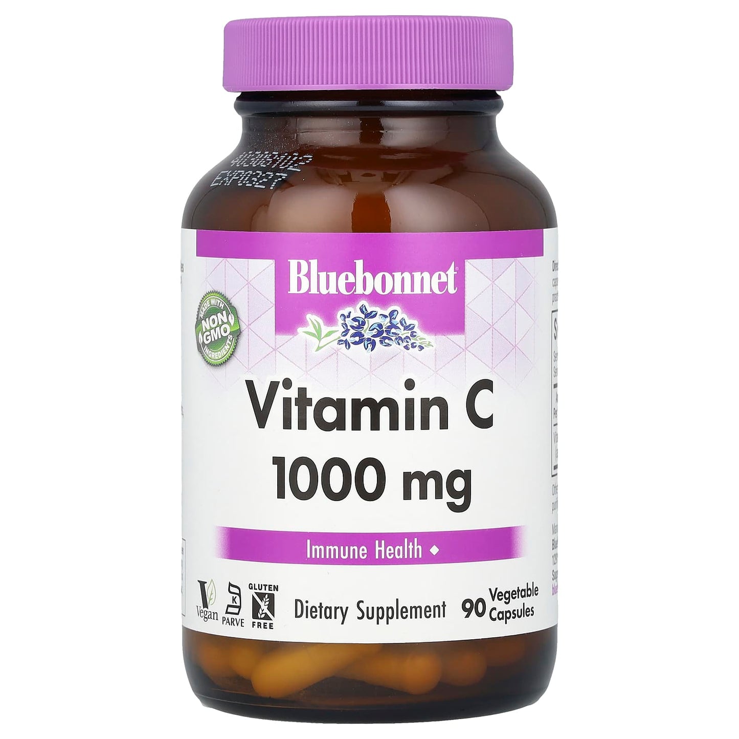 Boost Your Immune System with Bluebonnet's 1000mg Vitamin C Capsules - Image 1