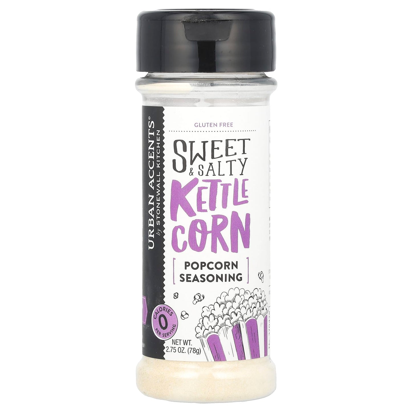 Urban Accents, Popcorn Seasoning, Sweet & Salty Kettle Corn, 2.75 oz (78 g) - Image 1