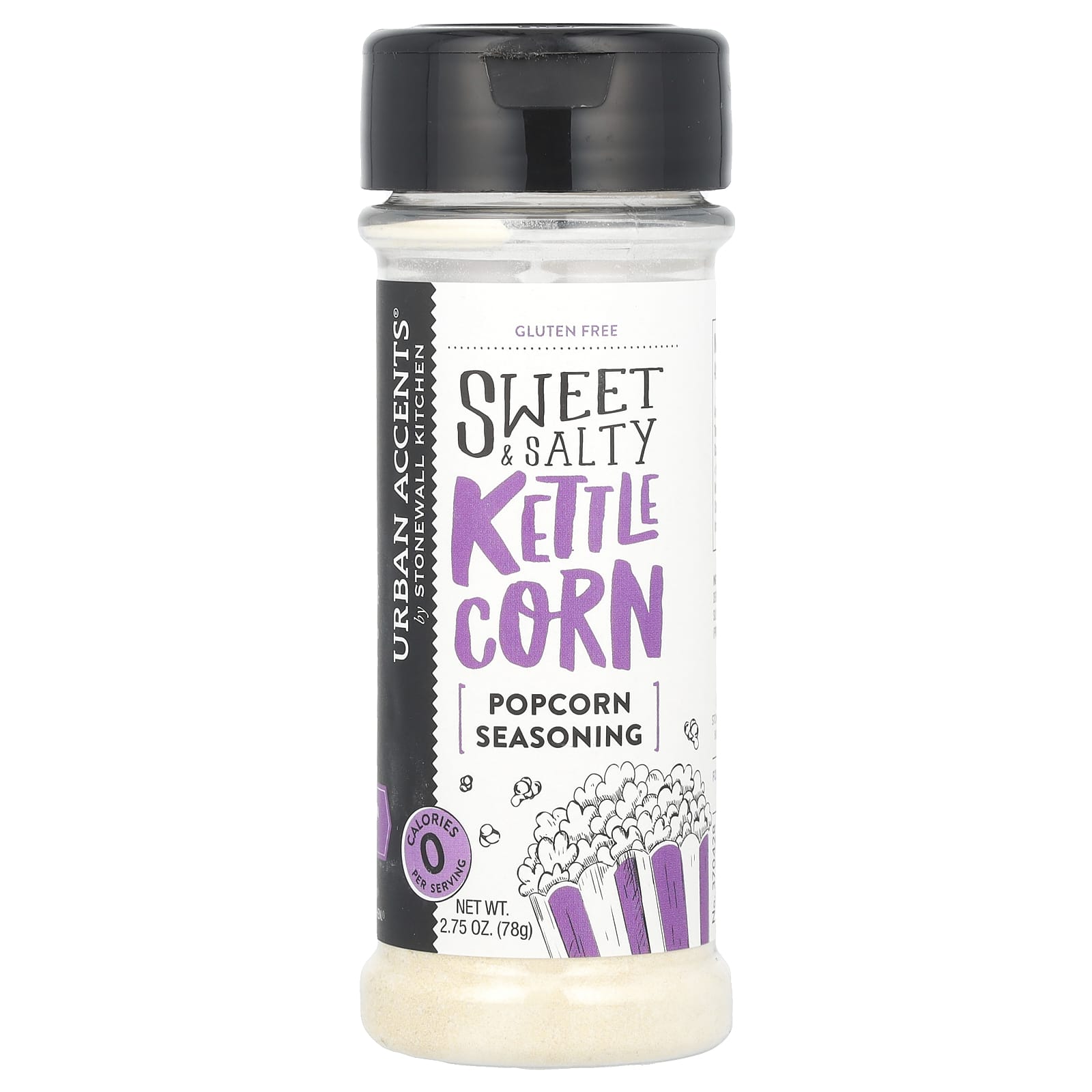 Urban Accents, Popcorn Seasoning, Sweet & Salty Kettle Corn, 2.75 oz (78 g) - Image 1