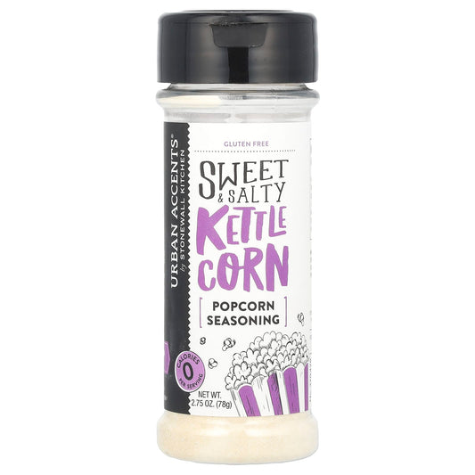 Urban Accents, Popcorn Seasoning, Sweet & Salty Kettle Corn, 2.75 oz (78 g) - Image 1