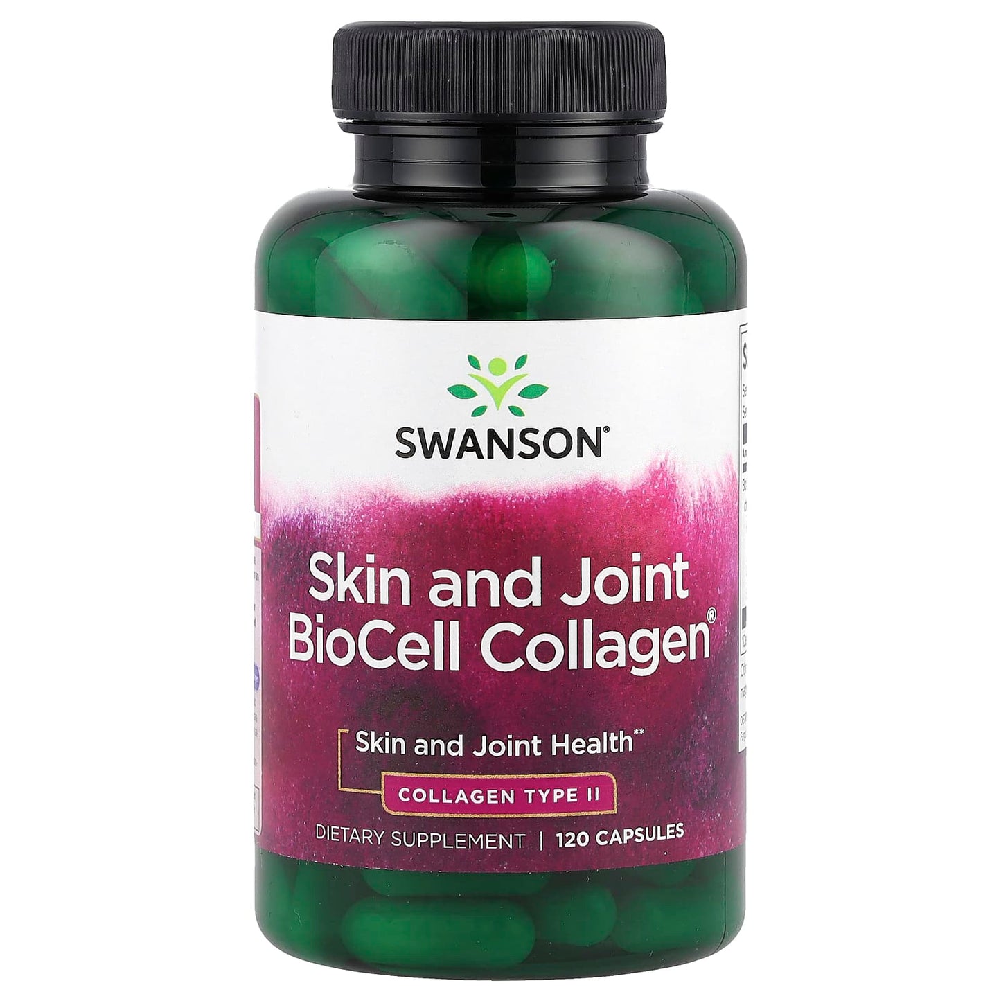 Swanson, Skin and Joint BioCell Collagen®, 120 Capsules - Image 1