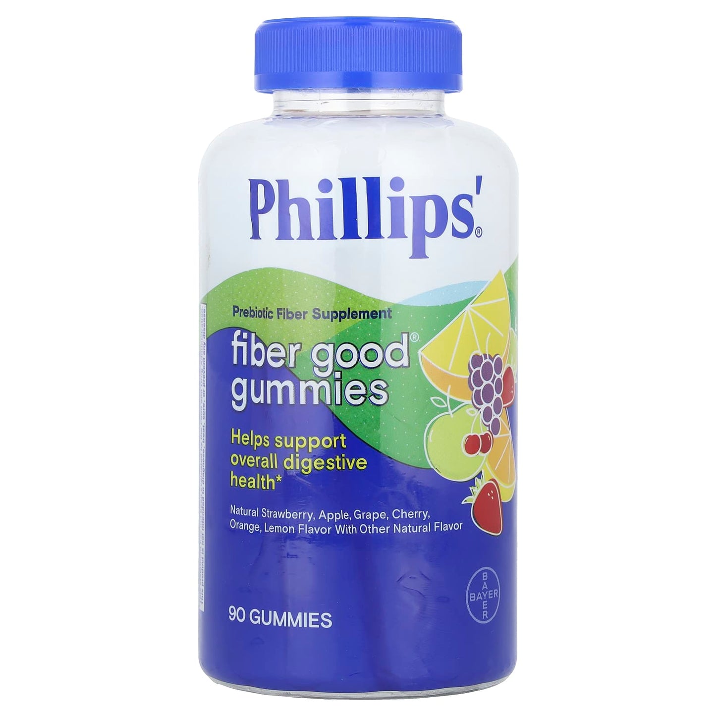 Phillip's, Fiber Good® Gummies, Assorted Flavors, 90 Gummies - Image 1