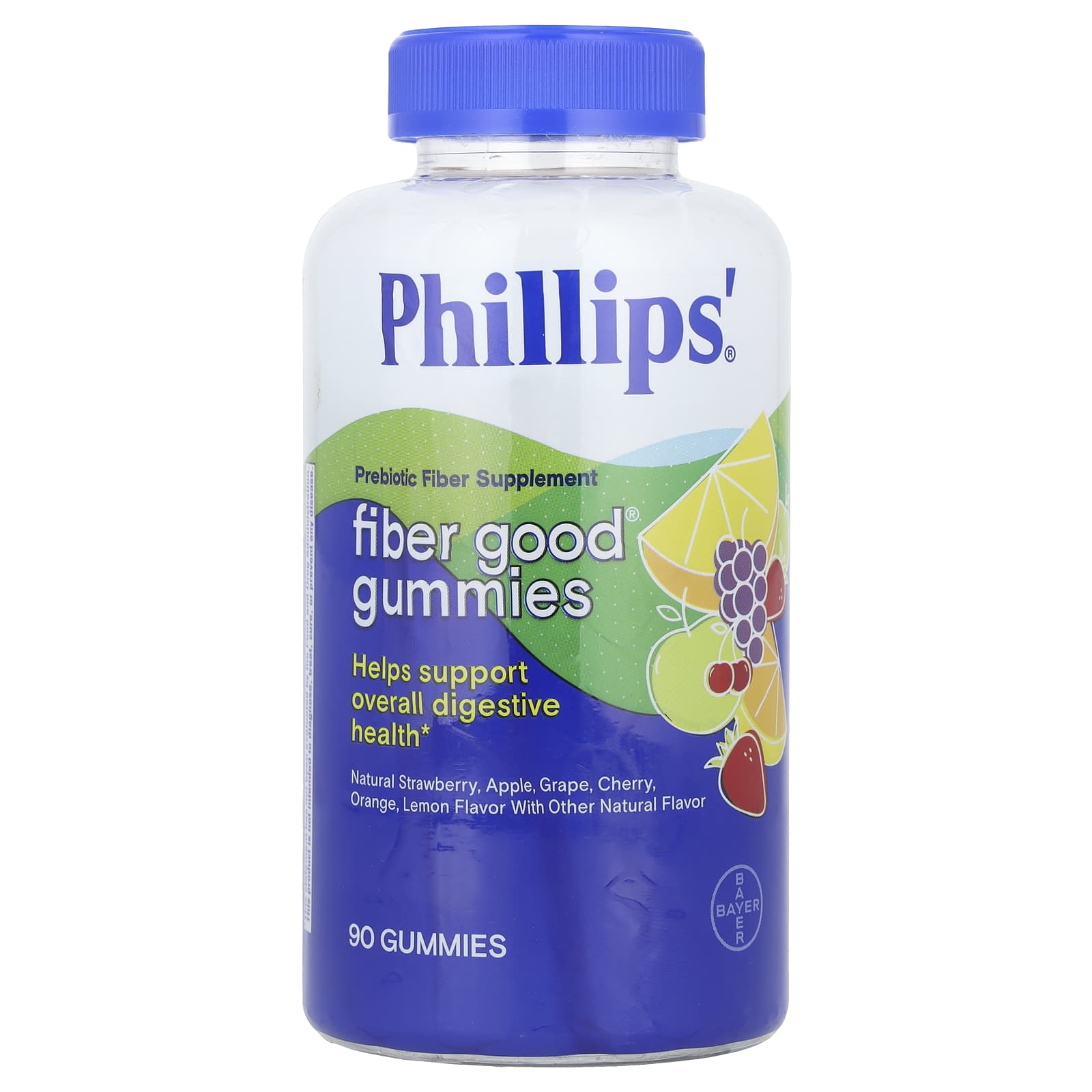 Phillip's, Fiber Good® Gummies, Assorted Flavors, 90 Gummies - Image 1
