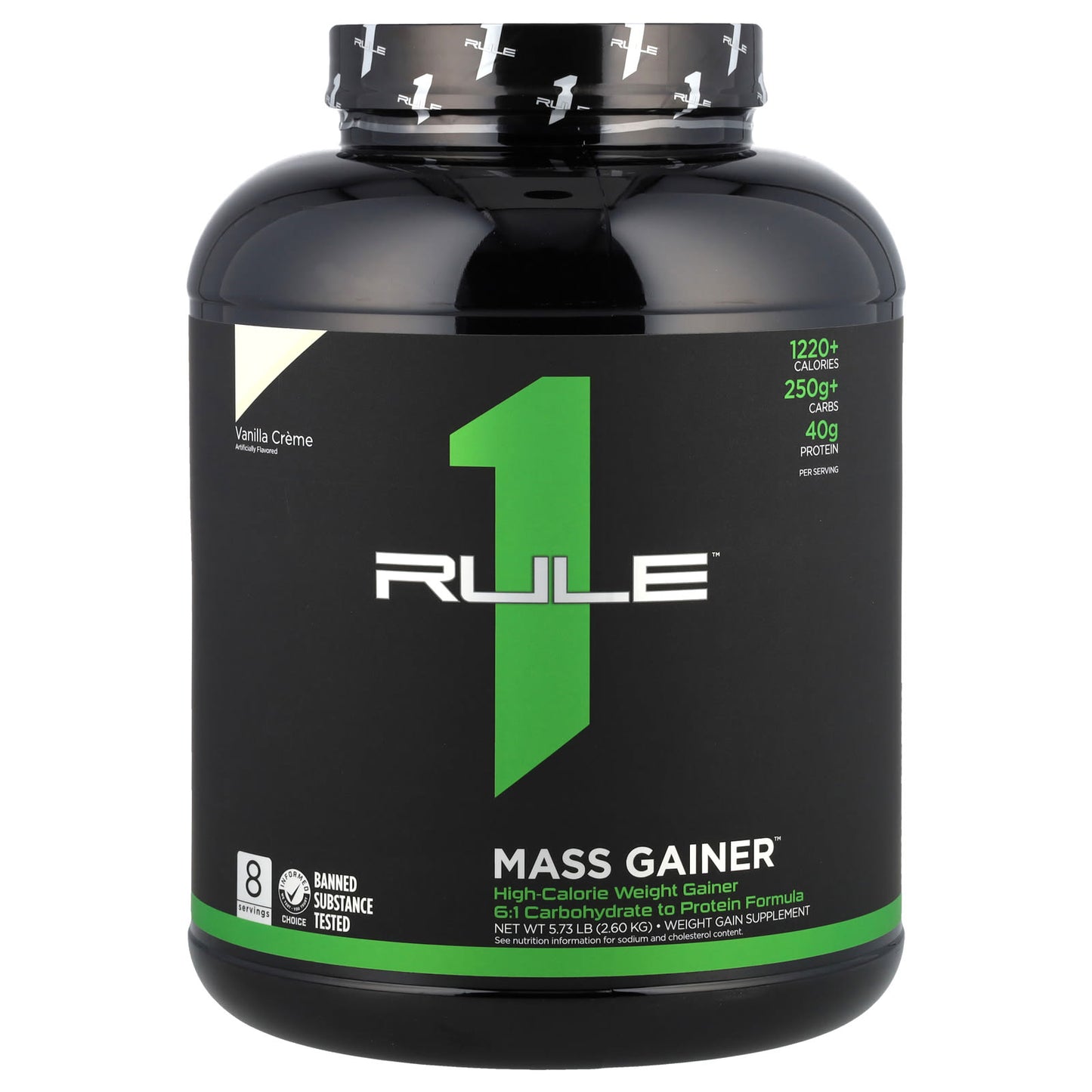 Rule One Proteins, Mass Gainer™, Vanilla Creme, 5.73 lb (2.6 kg) - Image 1