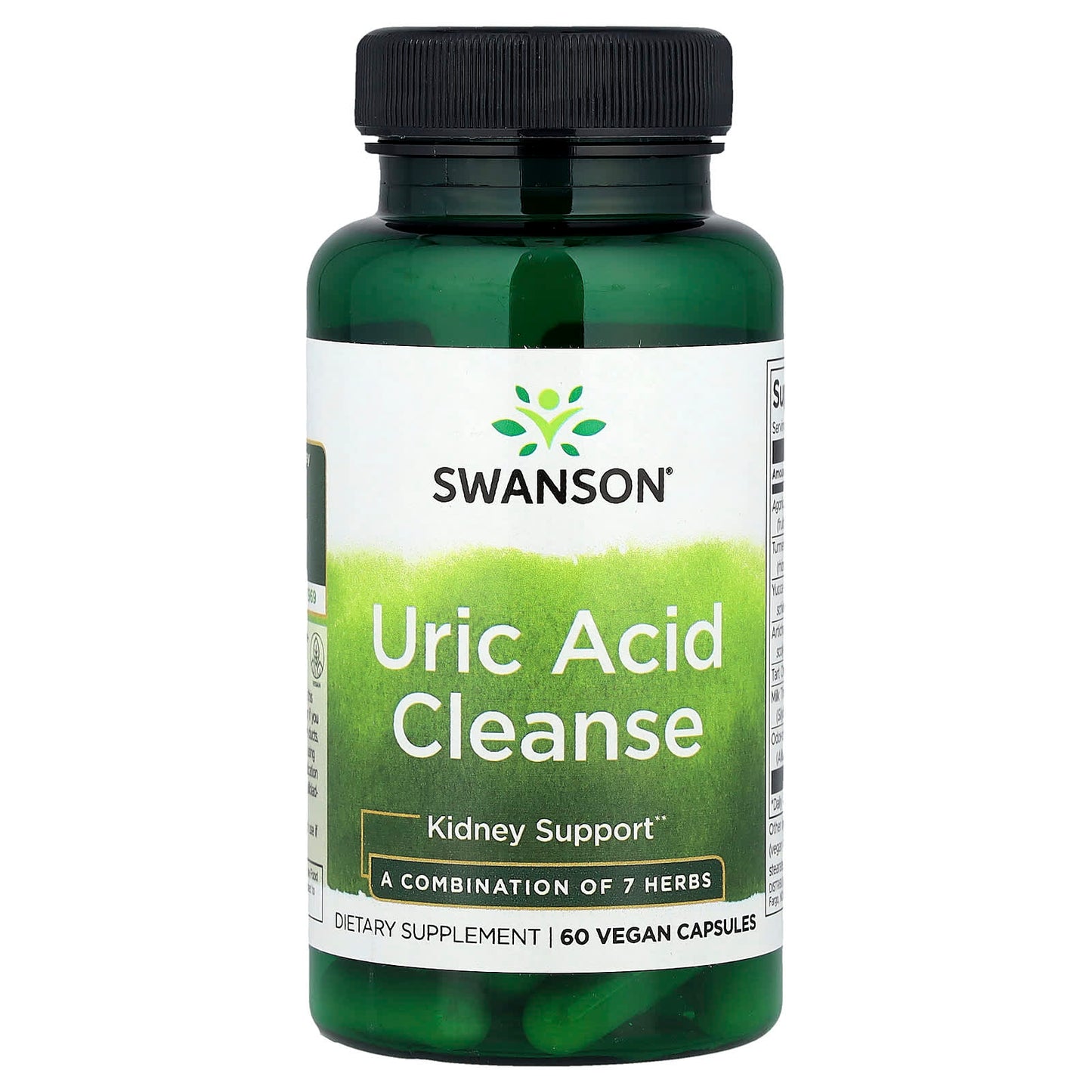 Swanson, Uric Acid Cleanse, 60 Vegan Capsules - Image 1
