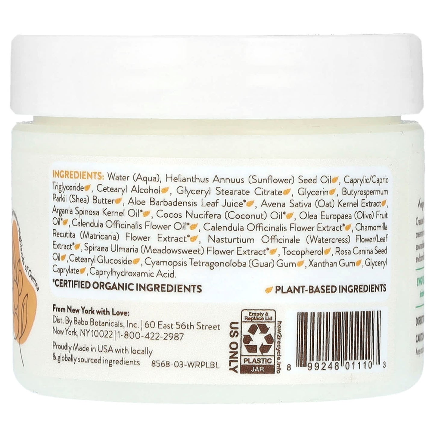 Sensitive Baby Face Cream - Fragrance Free, Vegan, Cruelty-Free - Image 2