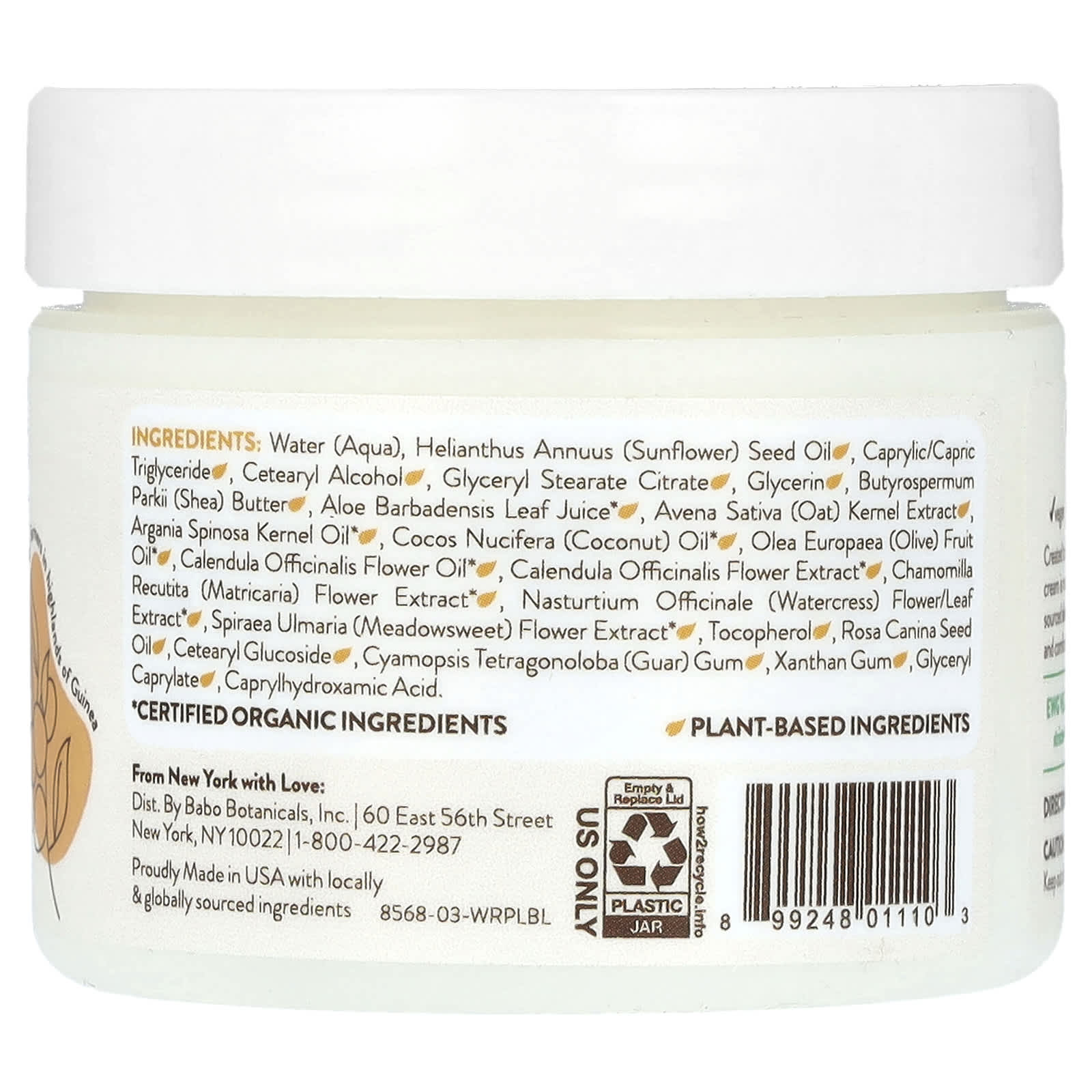 Sensitive Baby Face Cream - Fragrance Free, Vegan, Cruelty-Free - Image 2
