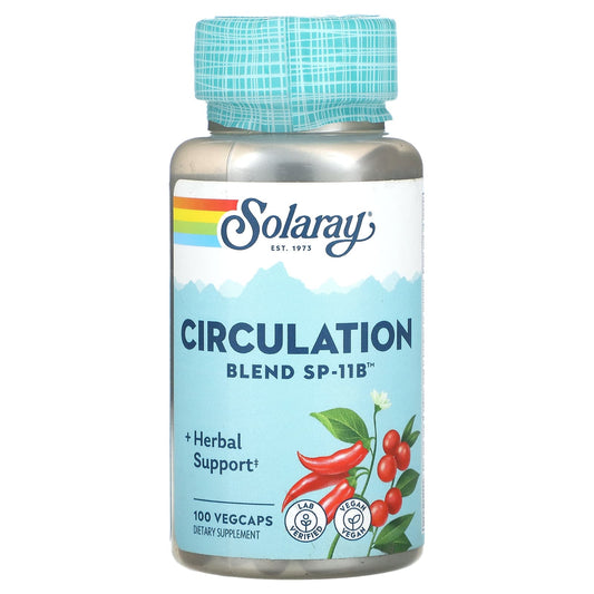 Solaray, Circulation Blend SP-11B, 100 VegCaps - Image 1