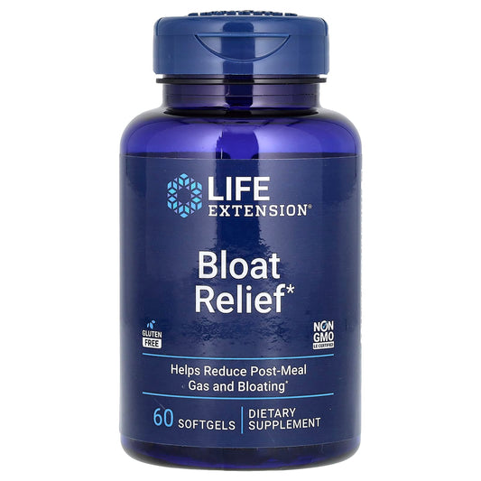 Life Extension, Bloat Relief, 60 Softgels - Image 1