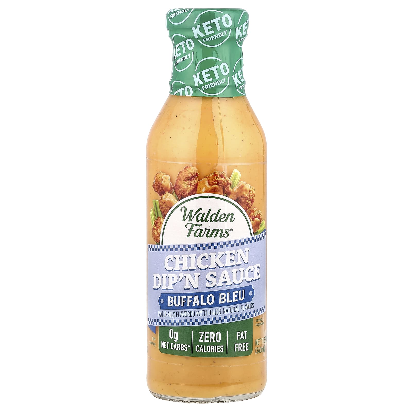 Walden Farms, Chicken Dip'N Sauce, Buffalo Bleu , 11.5 fl oz (340 ml) - Image 1