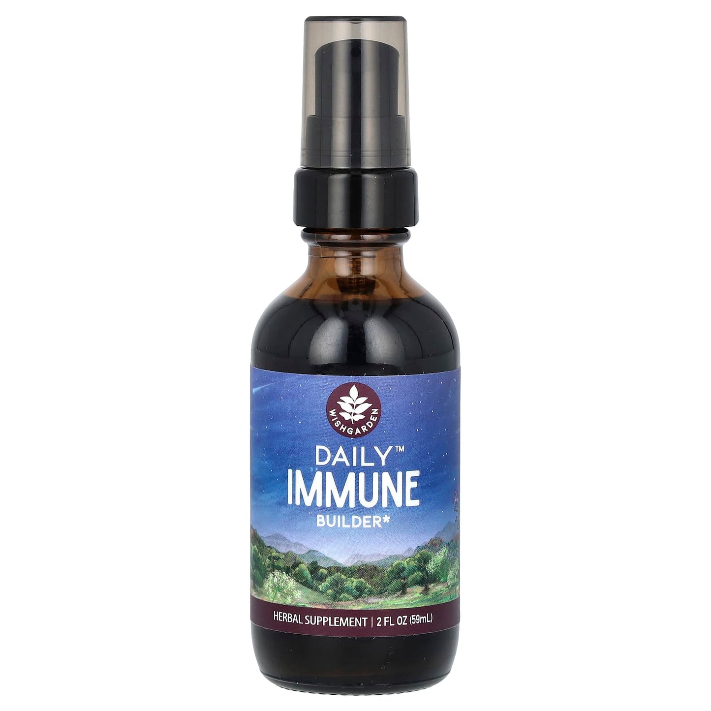 WishGarden Herbs, Daily Immune Builder, 2 fl oz (59 ml) - Image 1