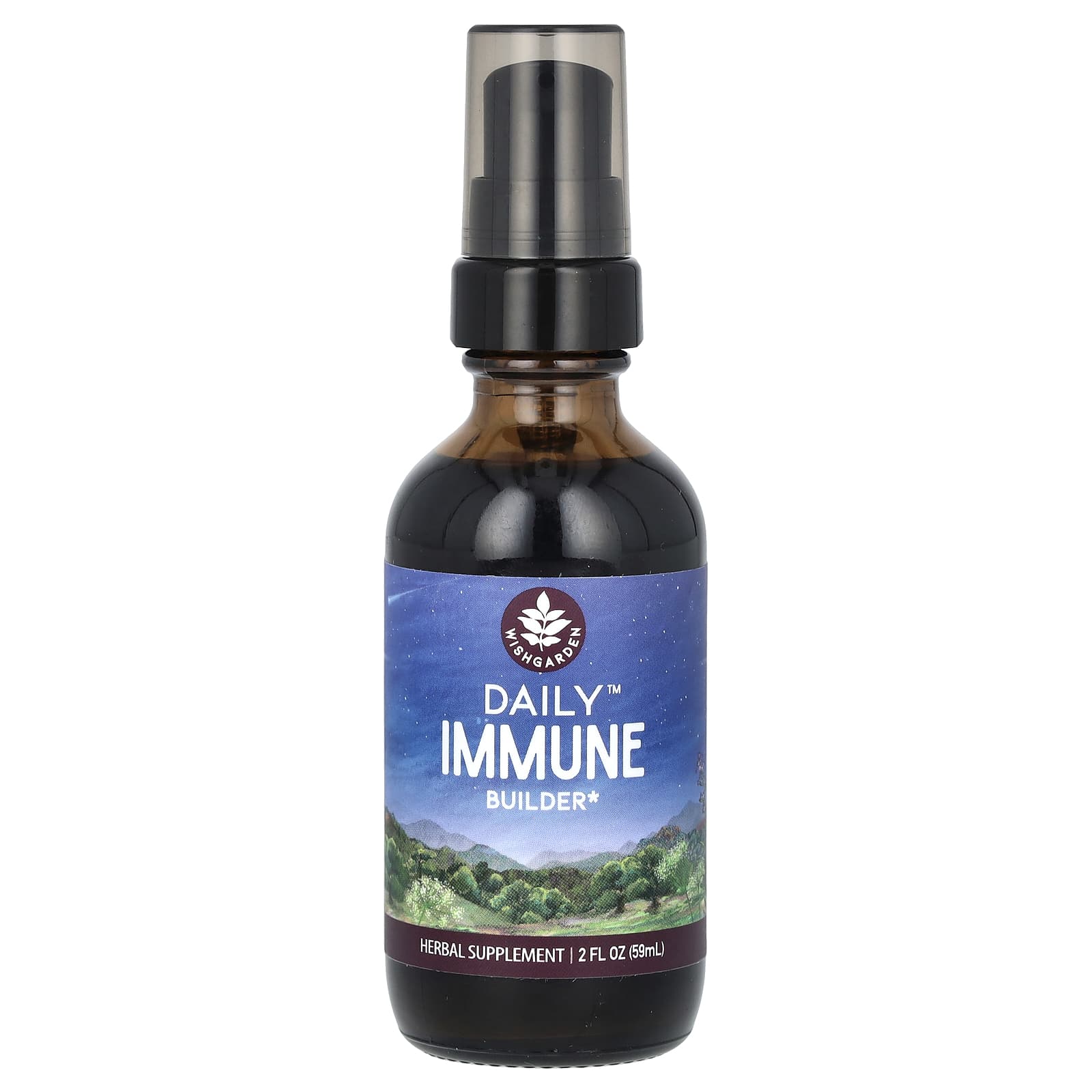 WishGarden Herbs, Daily Immune Builder, 2 fl oz (59 ml) - Image 1