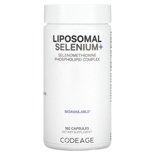 Boost Immunity with Codeage Liposomal Selenium+ 180 Capsules - Image 1