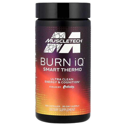 MuscleTech, Burn iQ™, Smart Thermo, 100 Capsules - Image 1
