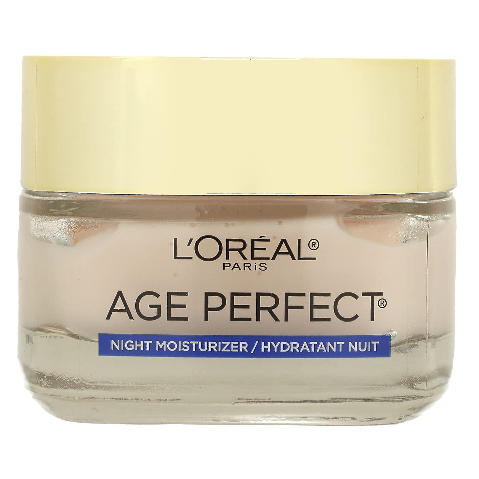 L'Oréal, Age Perfect Rosy Tone, Cooling Night Moisturizer, 1.7 oz (48 g) - Image 1