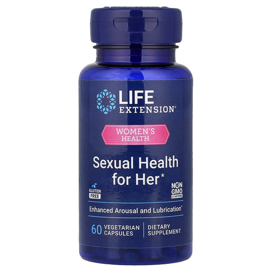 Life Extension, Women's Health, Sexual Health for Her, 60 Vegetarian Capsules - Image 1