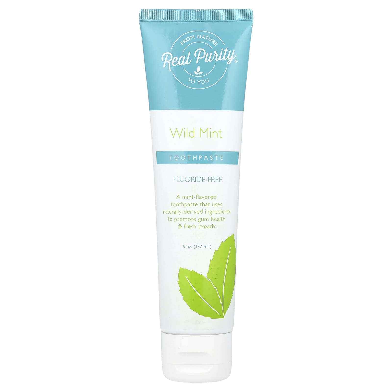 Real Purity, Toothpaste, Wild Mint, 6 oz (177 ml) - Image 1