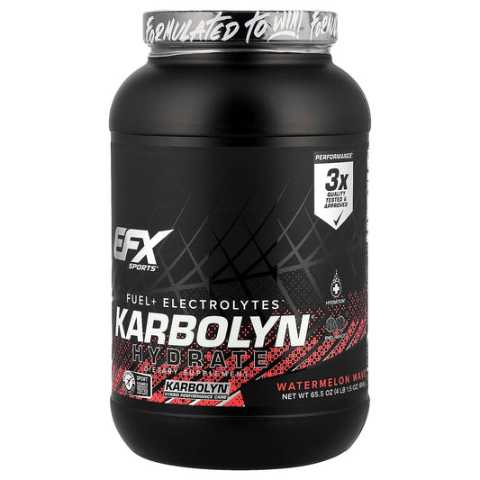 EFX Sports Karbolyn Hydrate Watermelon Wave - Long Lasting Fuel - Image 1