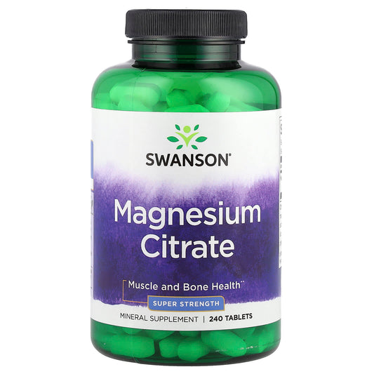 Swanson, Magnesium Citrate, 240 Tablets - Image 1