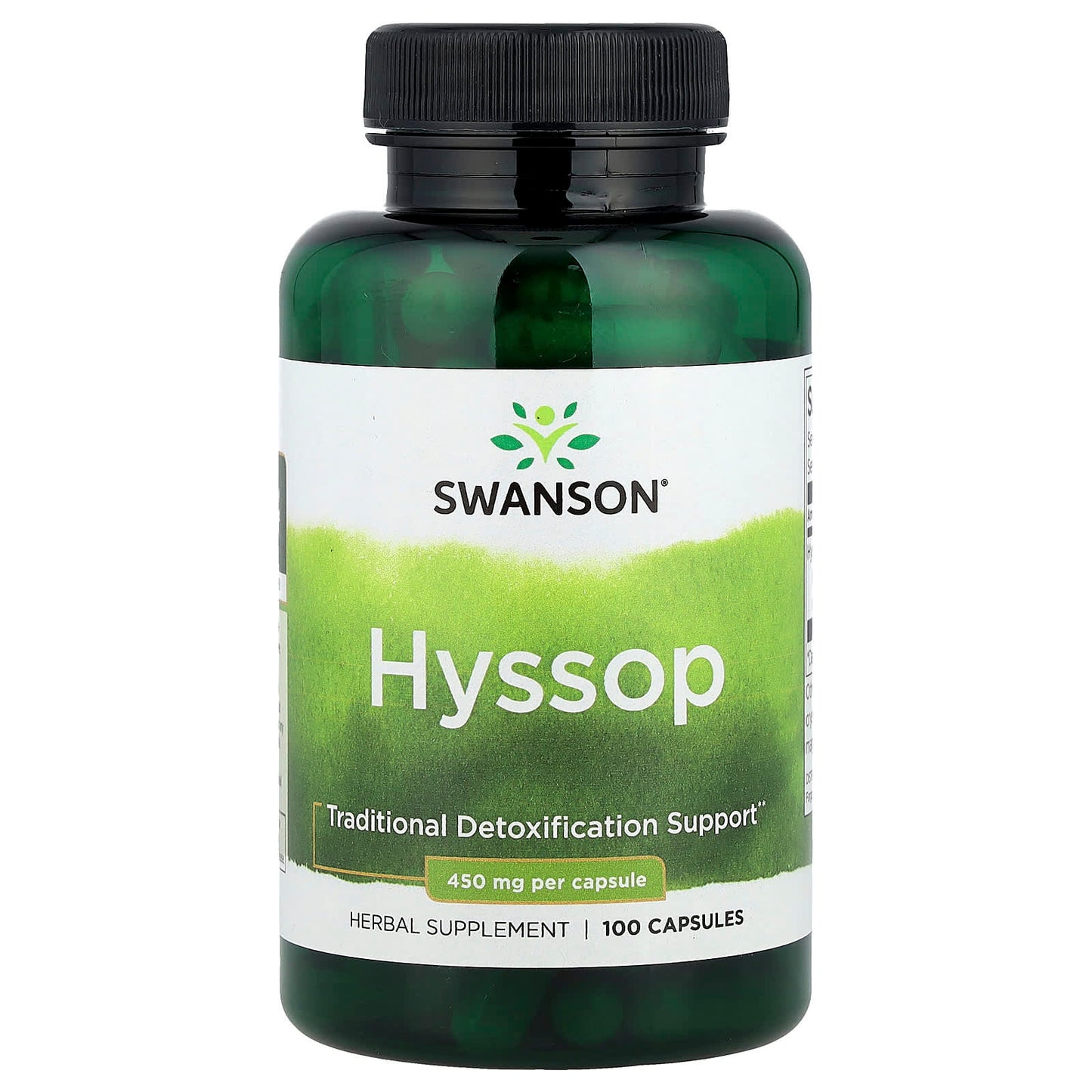 Swanson, Hyssop , 450 mg, 100 Capsules - Image 1