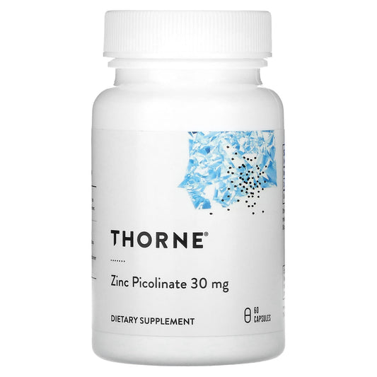 Thorne, Zinc Picolinate, 30 mg, 60 Capsules - Image 1