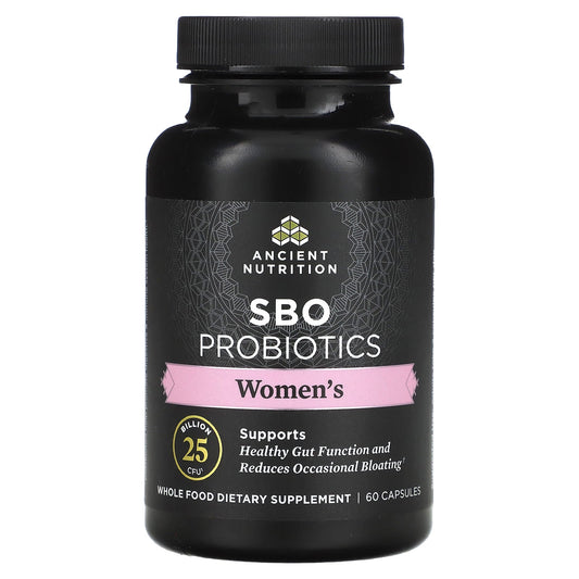 Ancient Nutrition Women's SBO Probiotics for Gut Health, 60 Capsules - Image 1