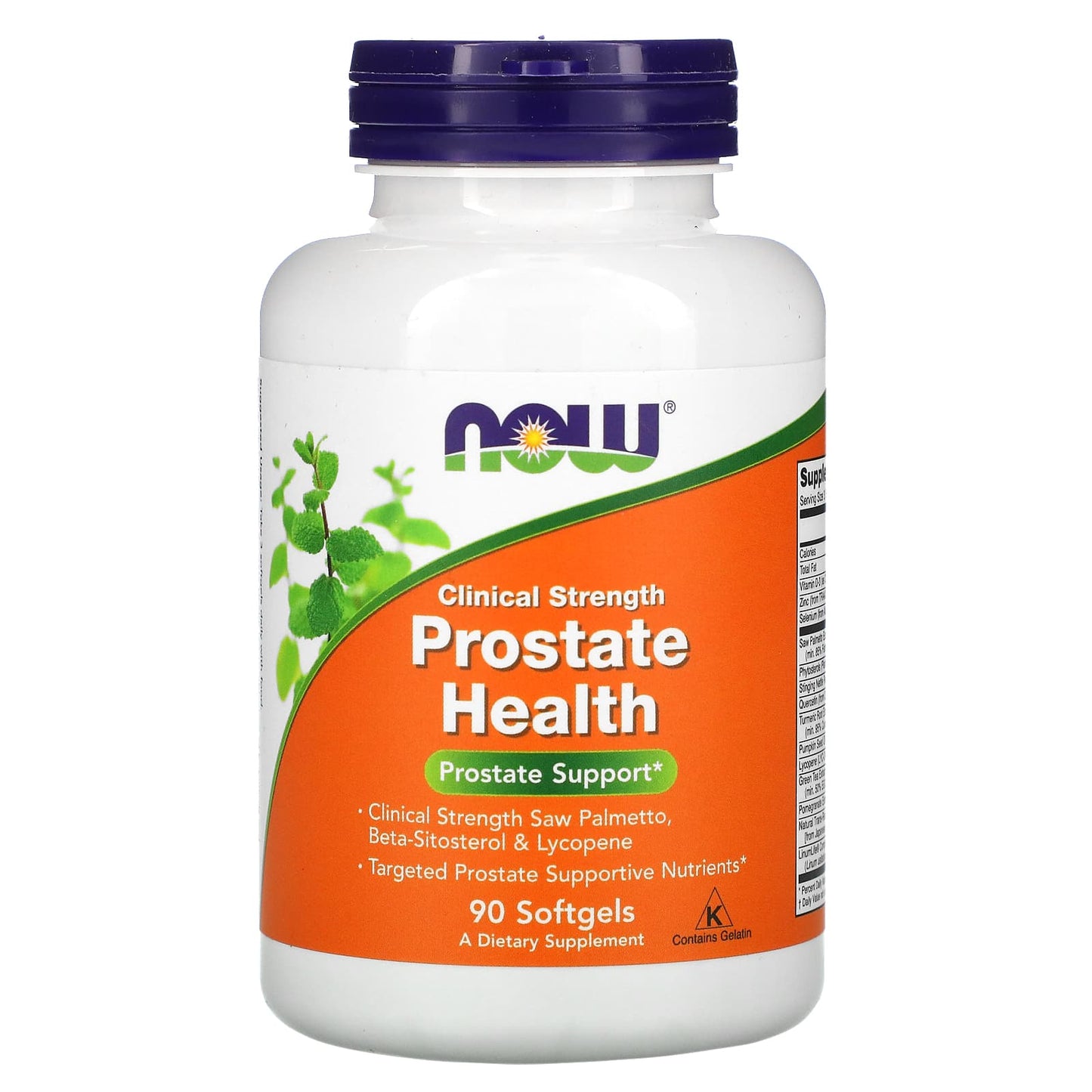 NOW Foods, Clinical Strength Prostate Health, 90 Softgels - Image 1