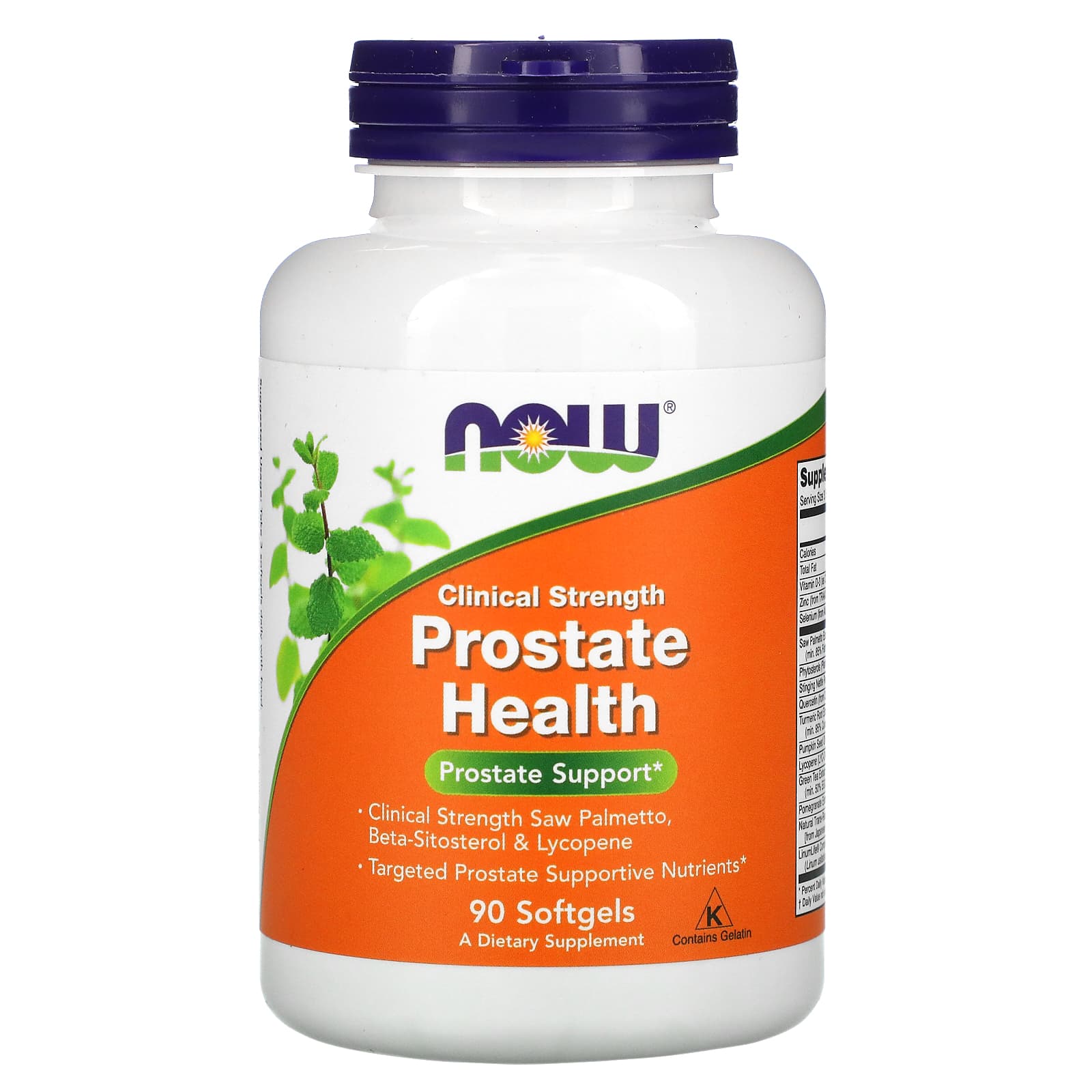 NOW Foods, Clinical Strength Prostate Health, 90 Softgels - Image 1