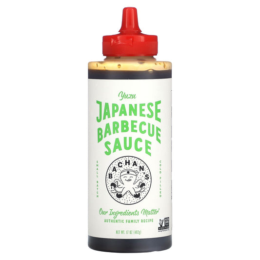 Japanese Yuzu BBQ Sauce by Bachan's, 17 oz (482g) | Non-GMO, Preservative Free - Image 1