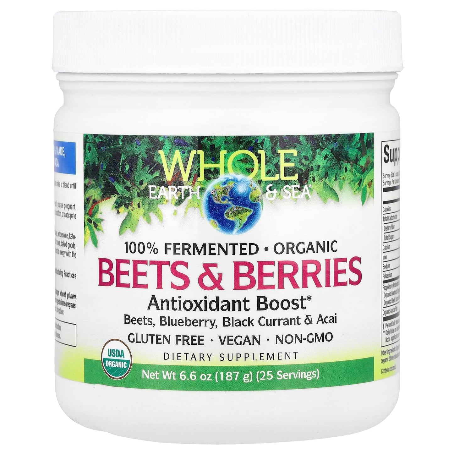 Natural Factors, Whole Earth & Sea®, Beets & Berries , 6.6 oz (187 g) - Image 1