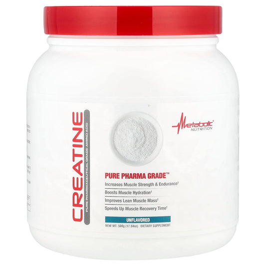 Metabolic Nutrition, Creatine, Unflavored, 17.64 oz (500 g) - Image 1