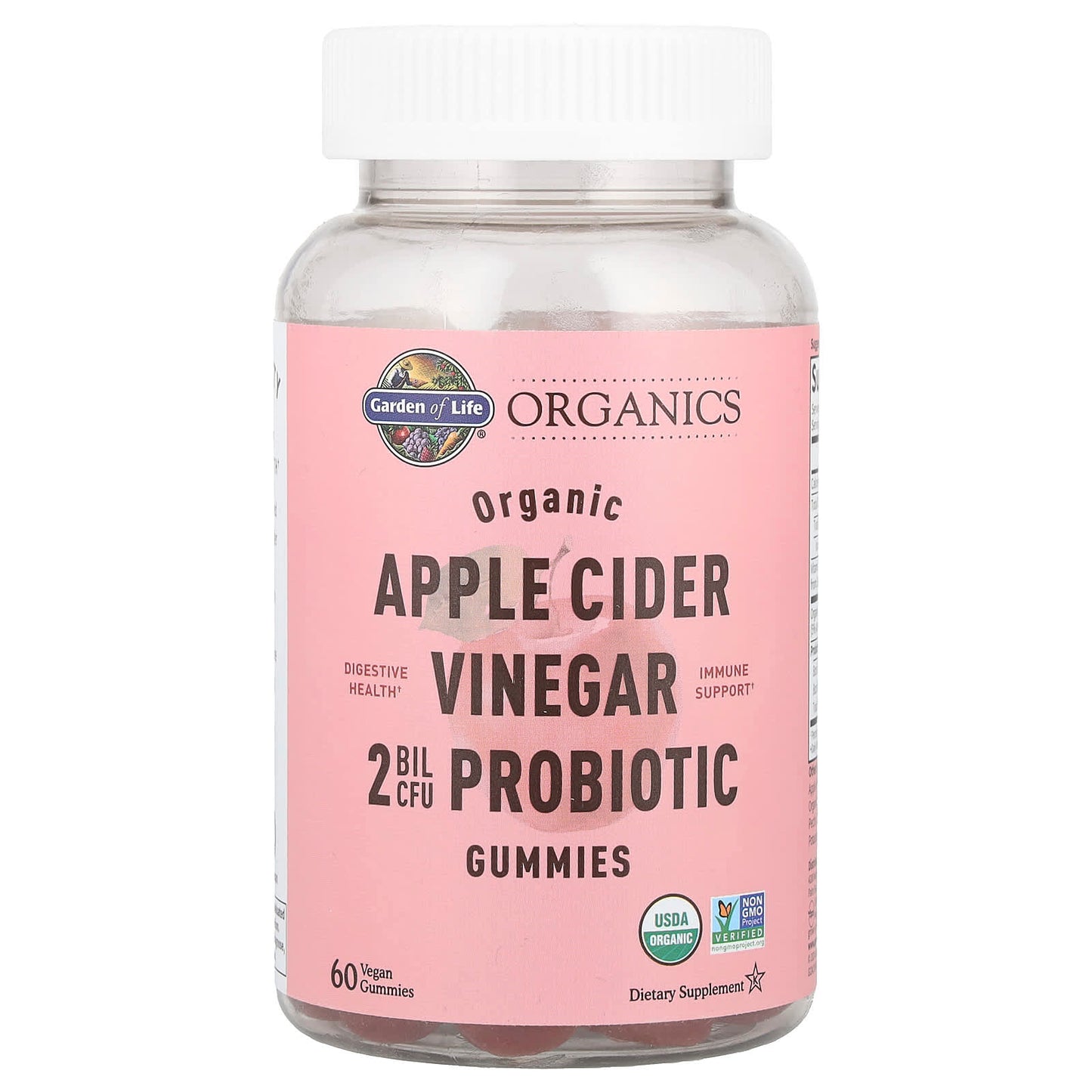 Organic Apple Cider Vinegar Probiotic Gummies for Digestive & Immune Health - Image 1