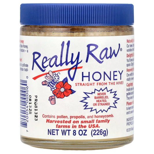 Really Raw Honey, 8 oz (226 g) - Image 1