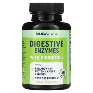 Dietary Enzymes with Probiotics | MAV Nutrition | Digestive Comfort