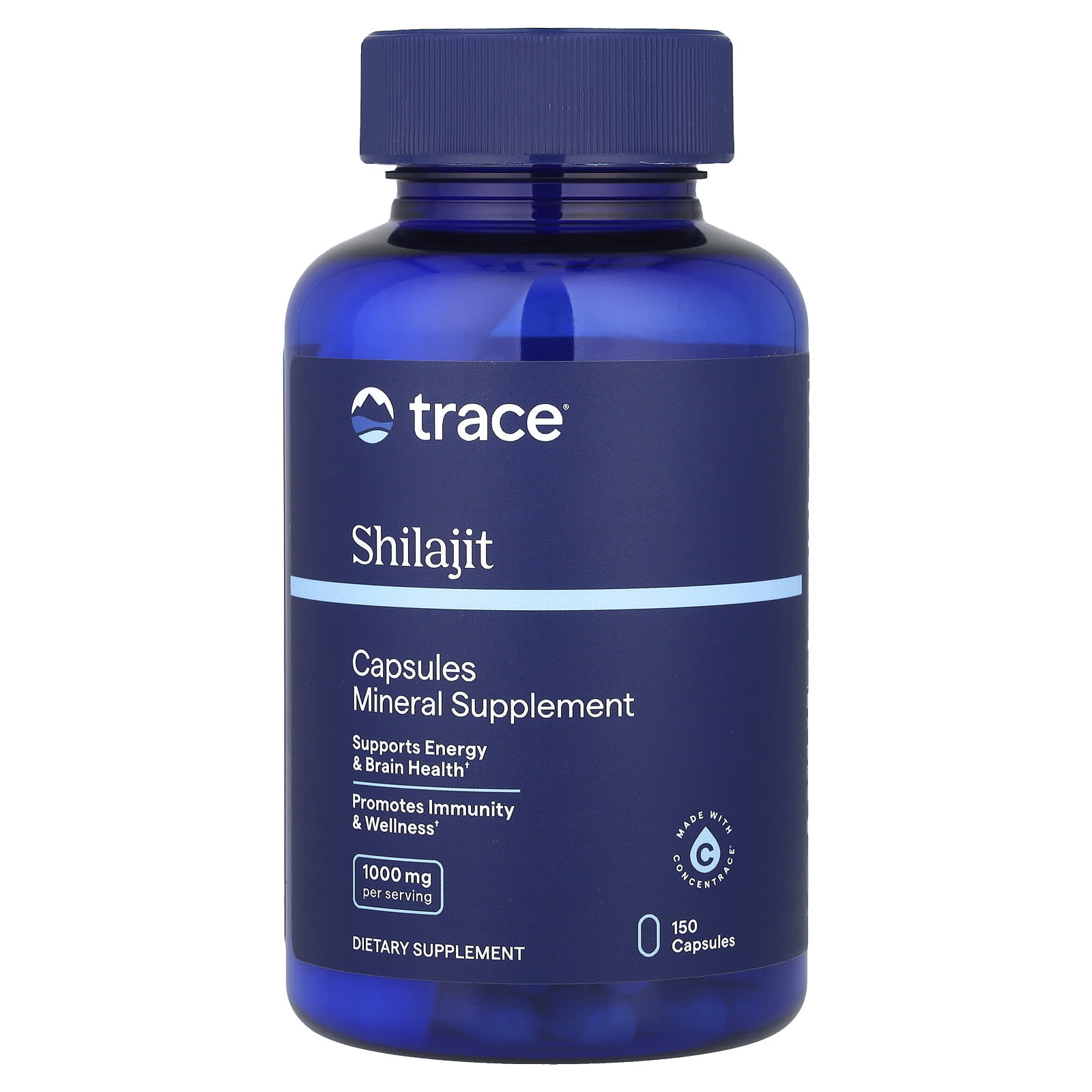 Trace, Shilajit, 150 Capsules - Image 1