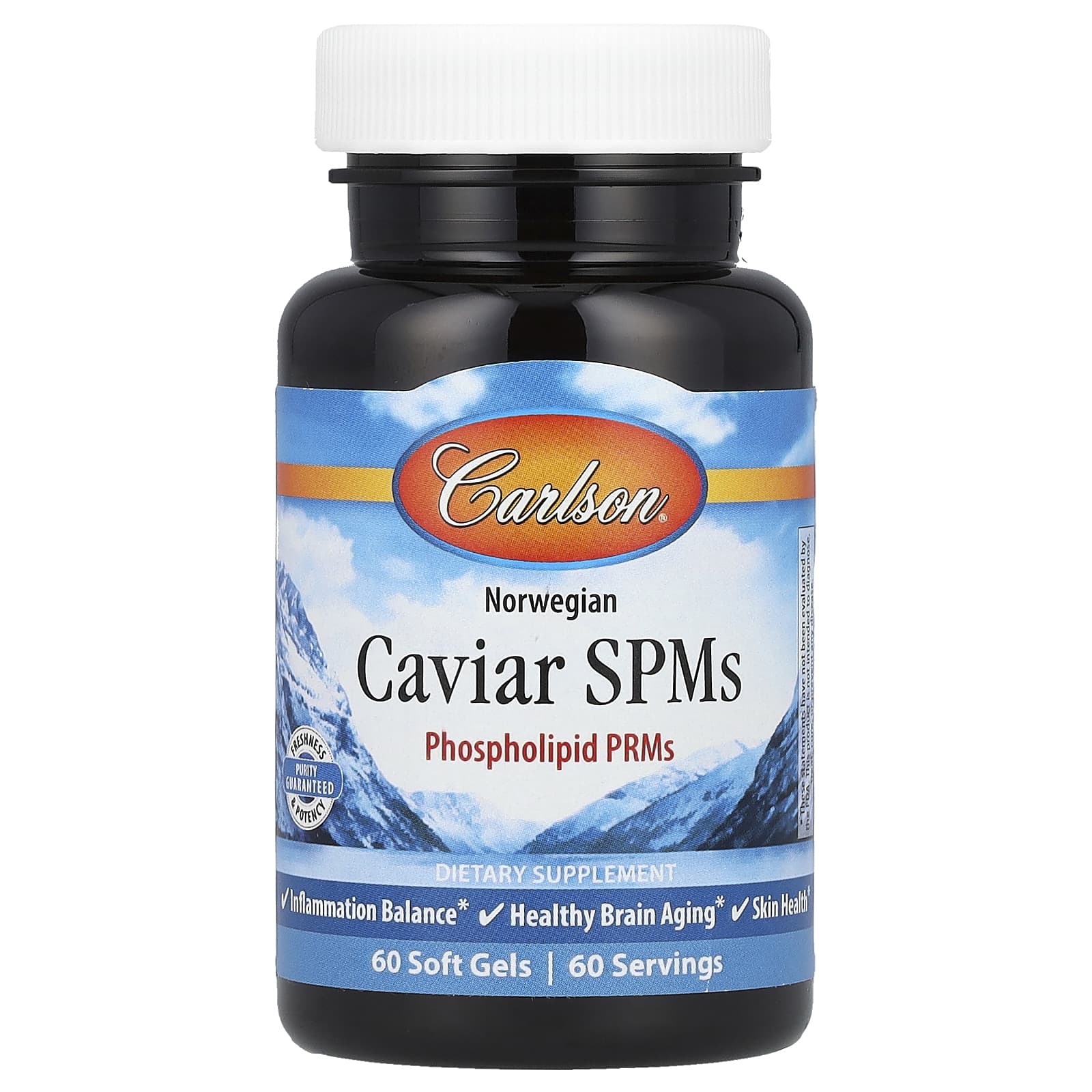 Carlson Omega-3 with Caviar SPMs 60 Soft Gels - Image 1