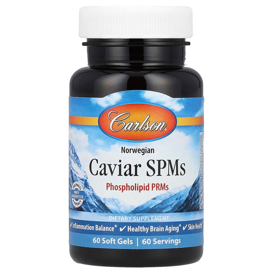 Carlson Omega-3 with Caviar SPMs 60 Soft Gels - Image 1