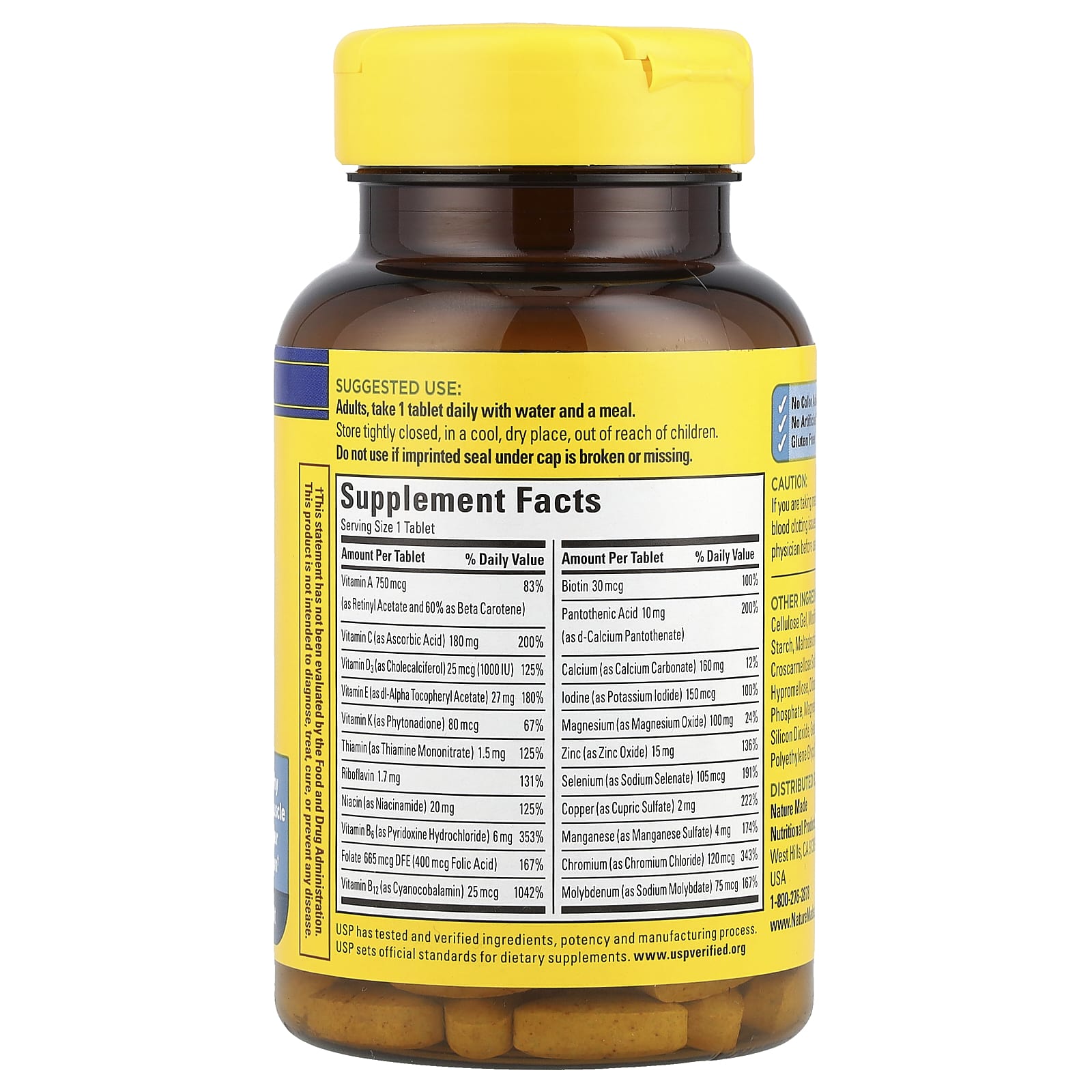 Nature Made, Multi For Him 50+, 90 Tablets - Image 2