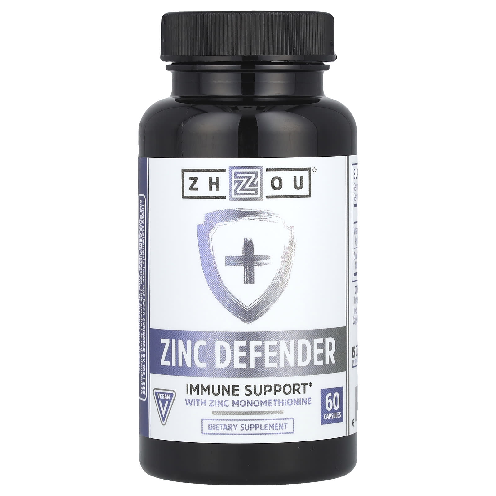 Zhou Nutrition, Zinc Defender, 60 Capsules - Image 1