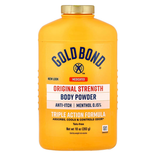 Gold Bond Triple Action Body Powder - Talc-Free, Medicated & Odor Control - Image 1