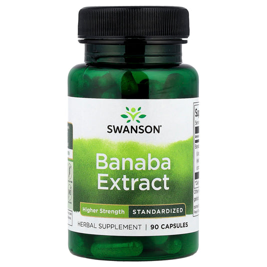 Swanson, Banaba Extract, 90 Capsules (60 mg per Capsule) - Image 1