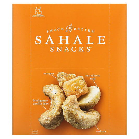 Sahale Snacks, Glazed Mix, Tangerine Vanilla Cashew-Macadamia, 9 Packs, 1.5 oz (42.5 g) Each - Image 1
