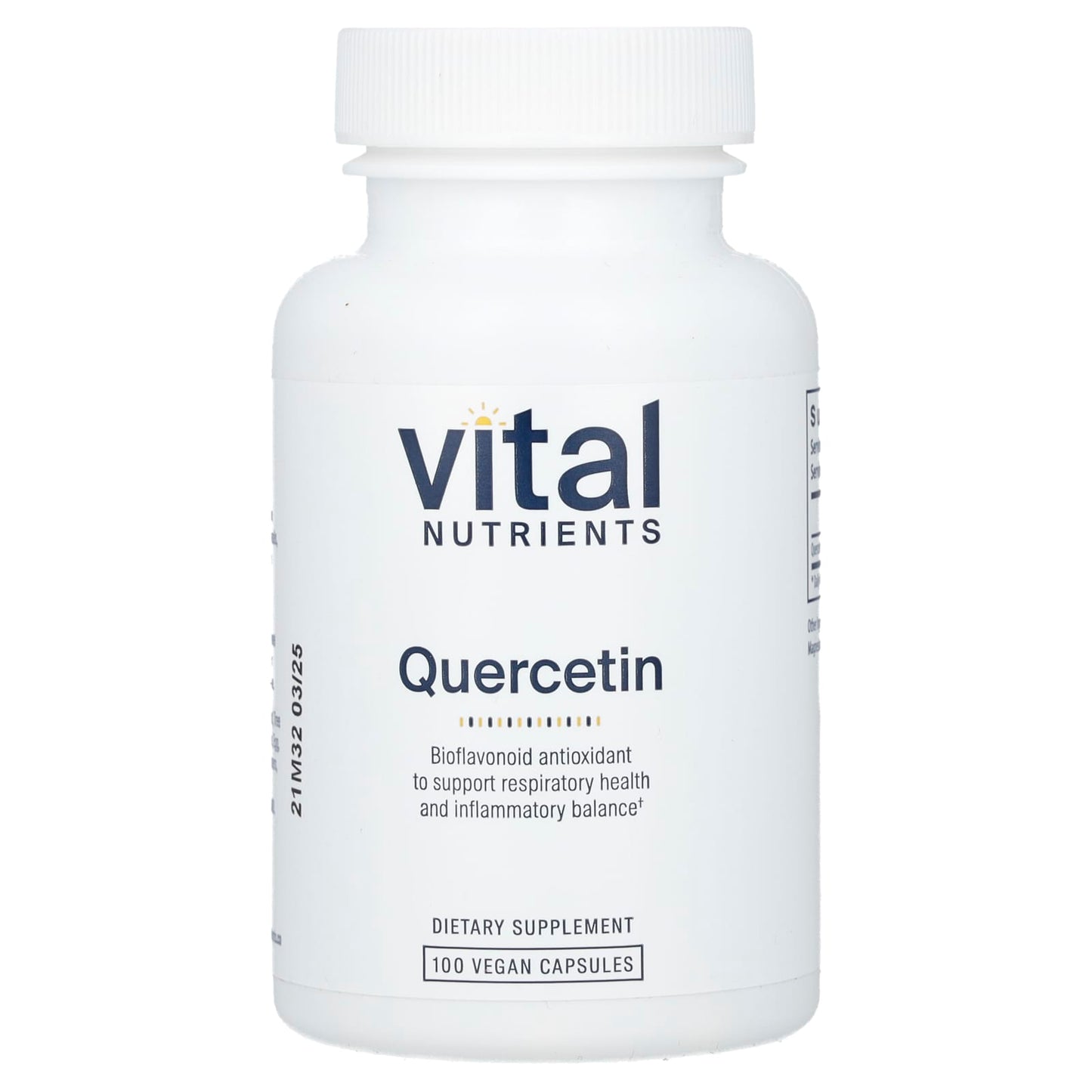 Vital Nutrients, Quercetin, 100 Vegan Capsules (250 mg per Capsule) - Image 1