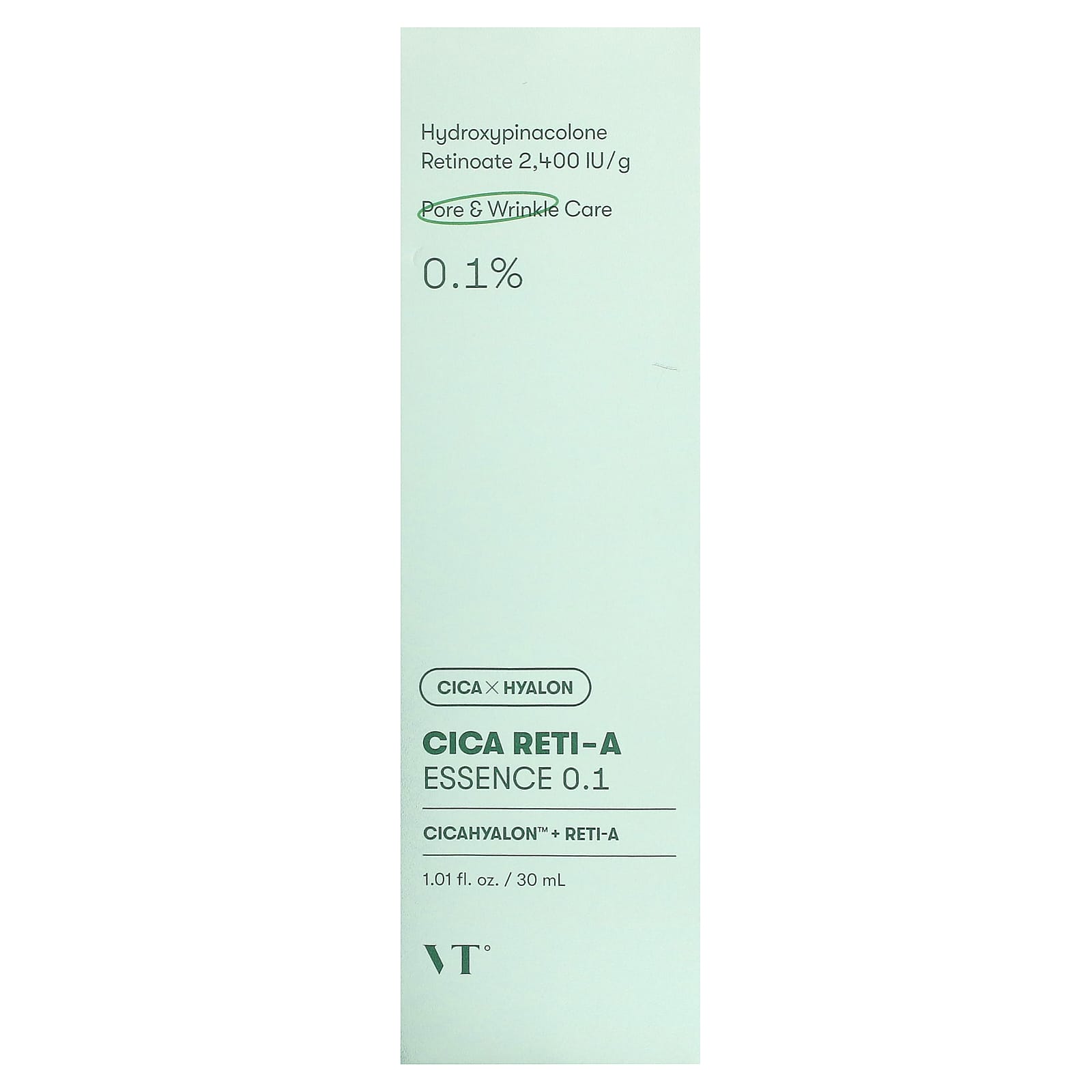 VT Cosmetics, Cica Reti-A Essence 0.1, 1.01 fl oz (30 ml) - Image 2