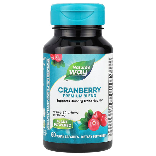 Nature's Way, Cranberry, Premium Blend, 60 Vegan Capsules - Image 1