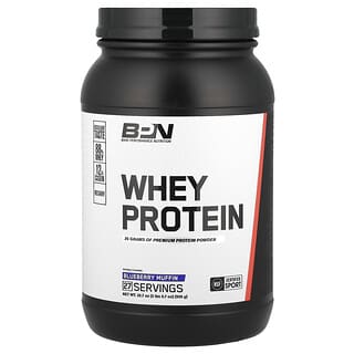 BPN Blueberry Muffin Whey Protein Powder - 25g Recovery, NSF Certified