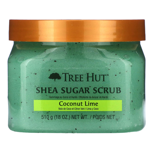 Tree Hut, Shea Sugar Scrub, Coconut Lime, 18 oz (510 g) - Image 1